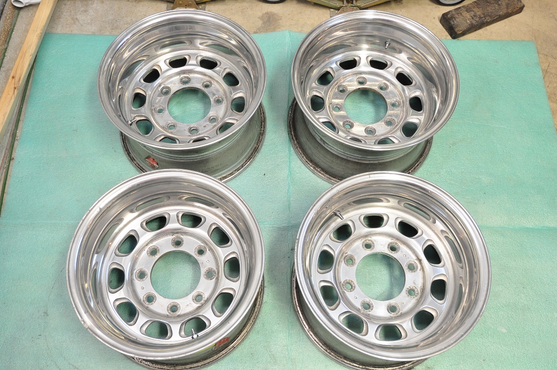 16" Weld super single Sidewinder 8x170 Ford F350 F250 Super Duty Wheels