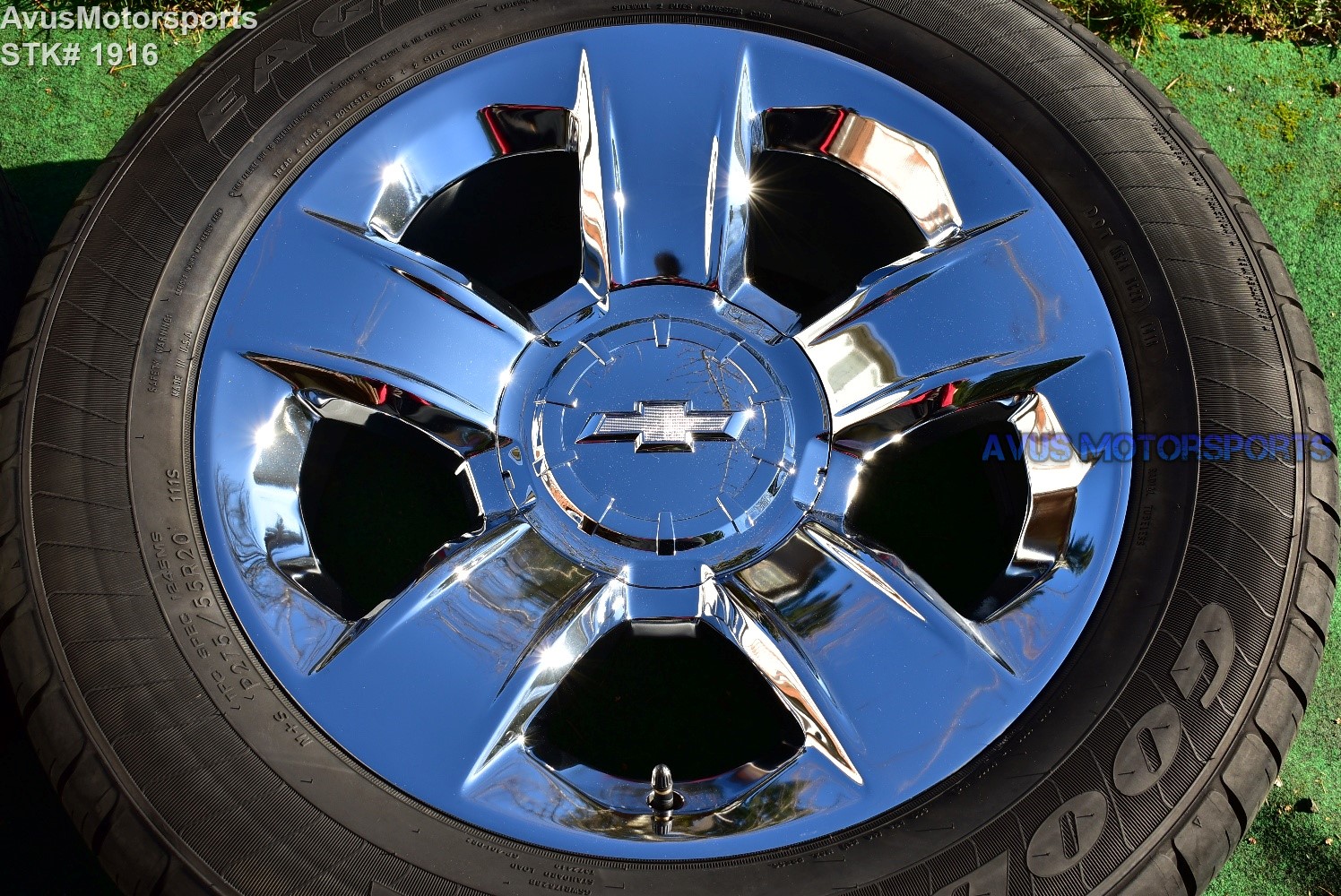 20" Chevrolet SILVERADO 1500 OEM FACTORY Chrome WHEELS Tahoe GMC Sierra