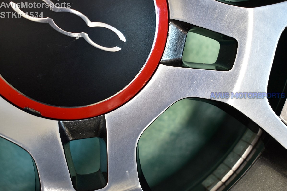 Fiat 500 Sport 16" Factory OEM Wheels and Tires 500C 2013 2012 2014