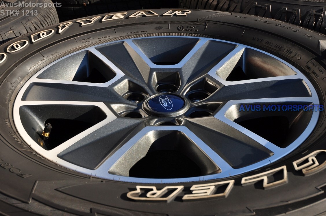 18" Ford F150 OEM Wheels Factory Lariat FX4 Sport Goodyear 275/65r18 Tires 2017 FL341007CA