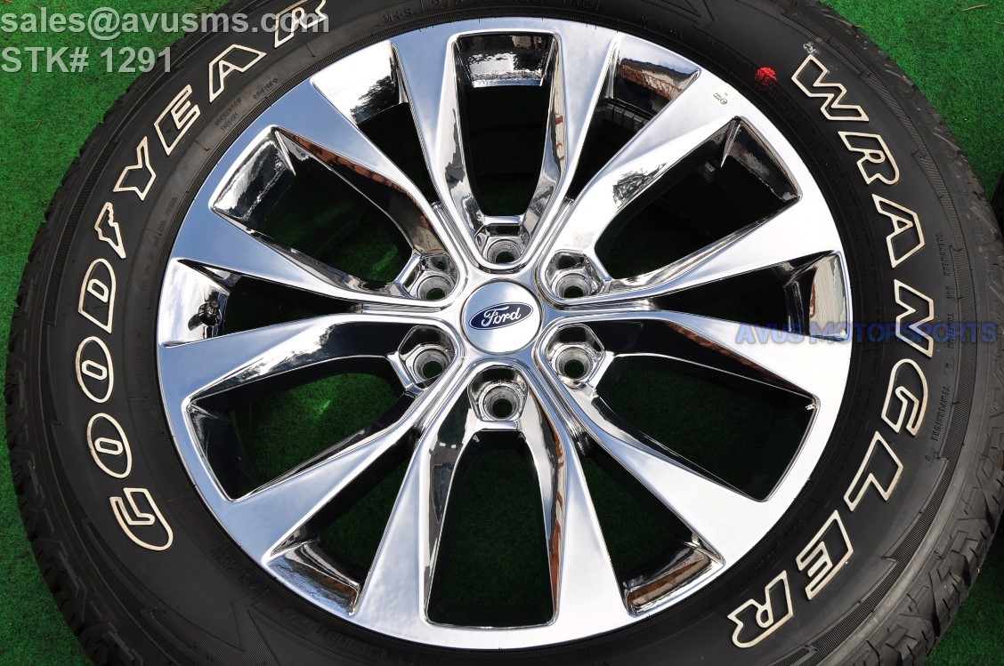 Ford F150 Bolt Pattern >> 20" Ford F150 OEM Factory Chrome PVD Wheels & Tires Expedition 2016 2017 Ford F150 Bolt Pattern >> 20" Ford F150 OEM Factory Chrome PVD Wheels & Tires Expedition 2016 2017