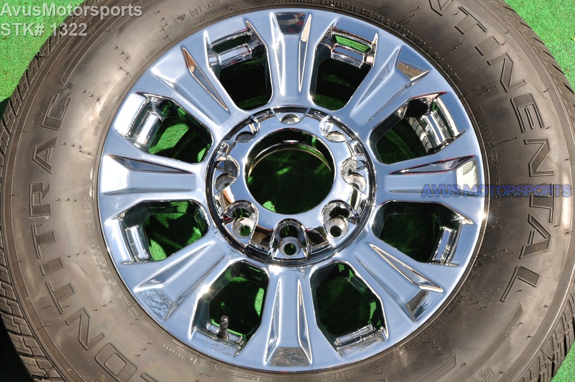 2017 Ford F250 Super Duty 18" Chrome OEM Factory Wheels F350 Lariat