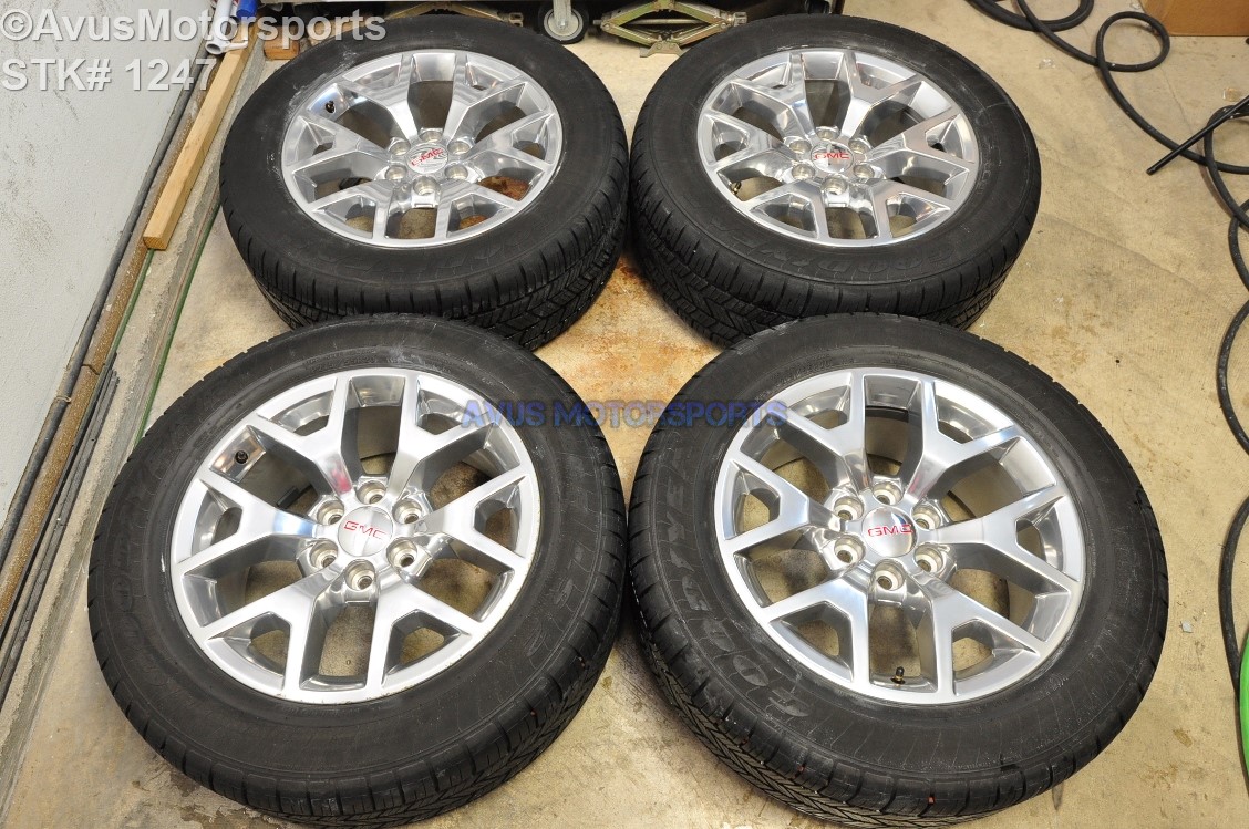 20" GMC Sierra OEM FACTORY WHEELS TIRE Yukon TAHOE SILVERADO SUBURBAN