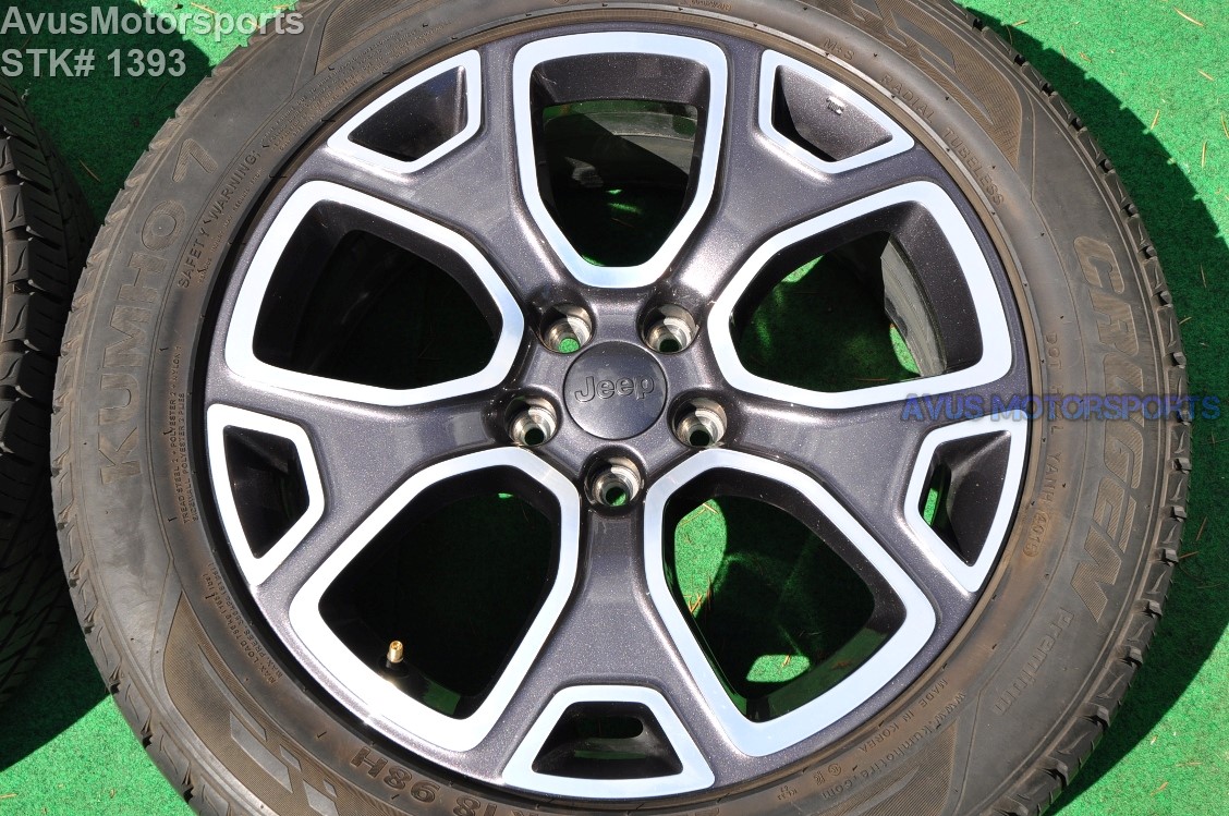 18" Jeep Renegade Limited OEM Factory 17" Genuine Wheels & Tires 2015