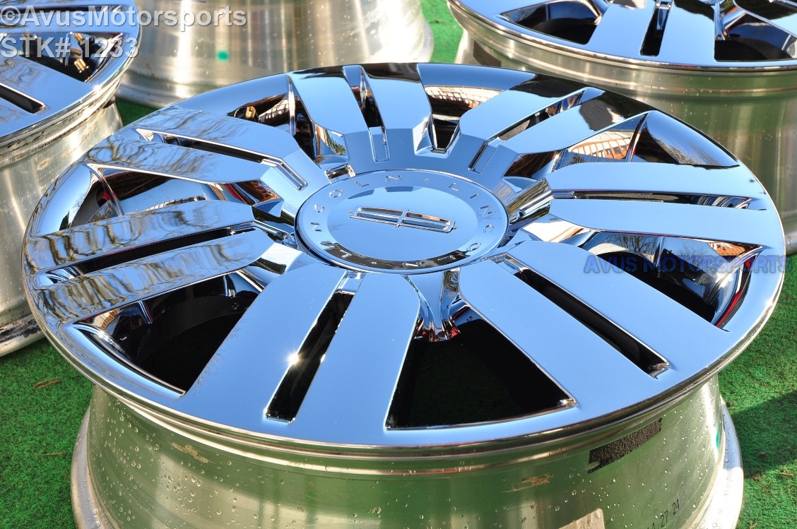 20" Lincoln MKX OEM Chrome Clad FACTORY WHEEL 8A131007AB 2008 2009 2010 2011 2008 Lincoln Mkx Tire Size 20 Inch