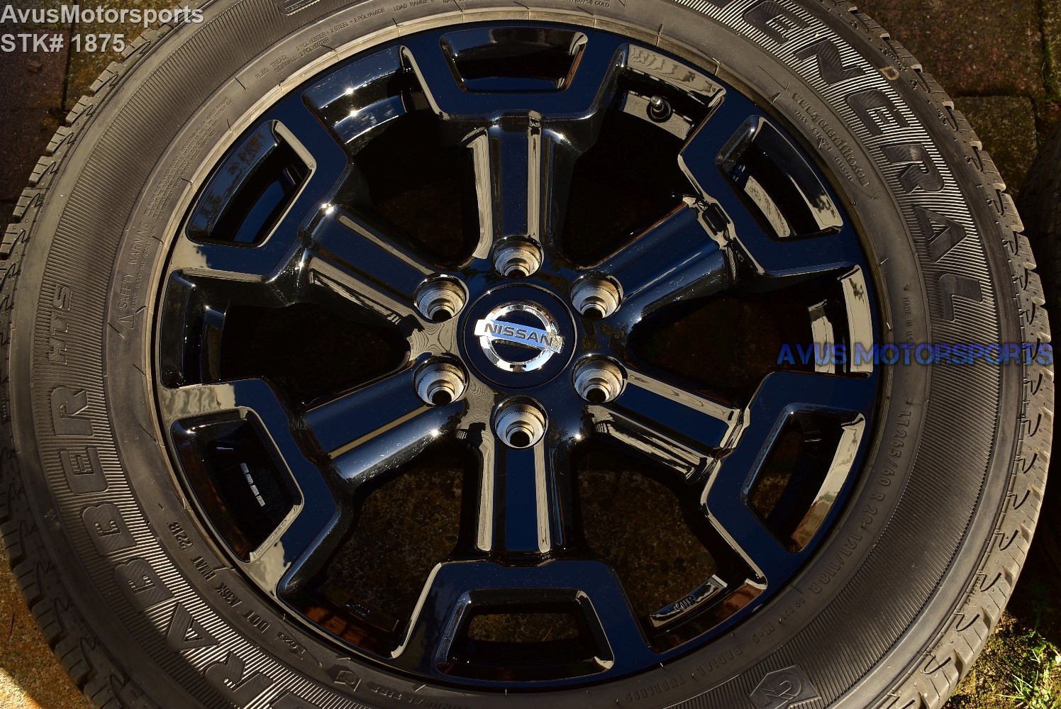 20" Nissan Titan XD OEM Midnight Edition Black Wheels Tires Armada 2018