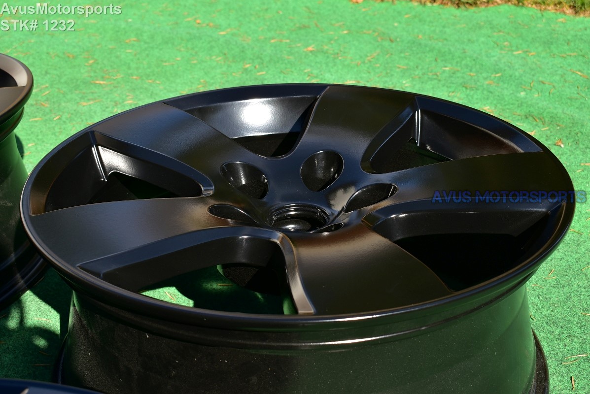 20" Dodge Ram OEM 1500 Factory Wheels Powder Coated Satin Black Dakota