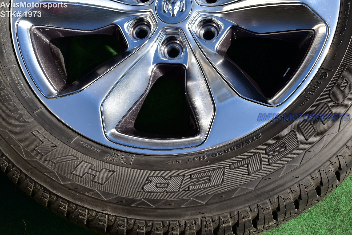 20 Dodge Ram Limited OEM Factory Polished Wheels 1500 Genuine 2019 Tires