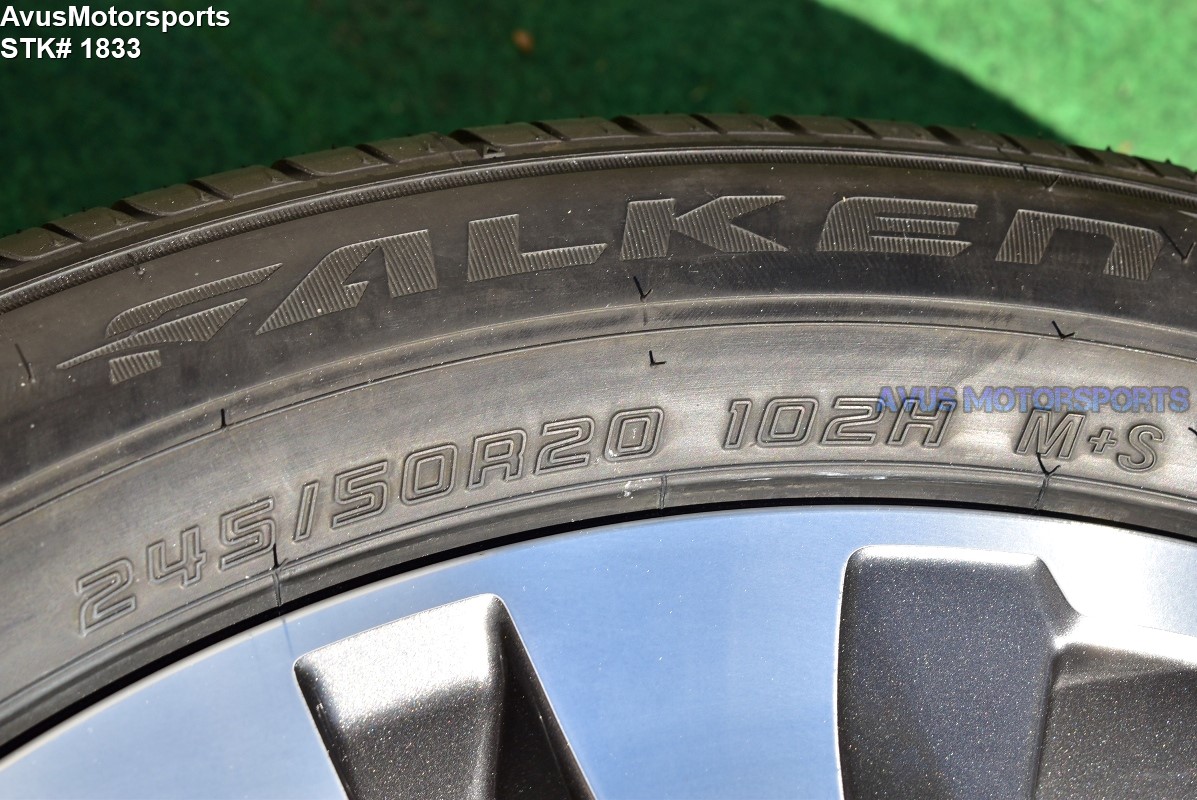 20" Subaru Ascent Limited OEM Factory Wheels 245/50R20 Tires 2019 Genuine