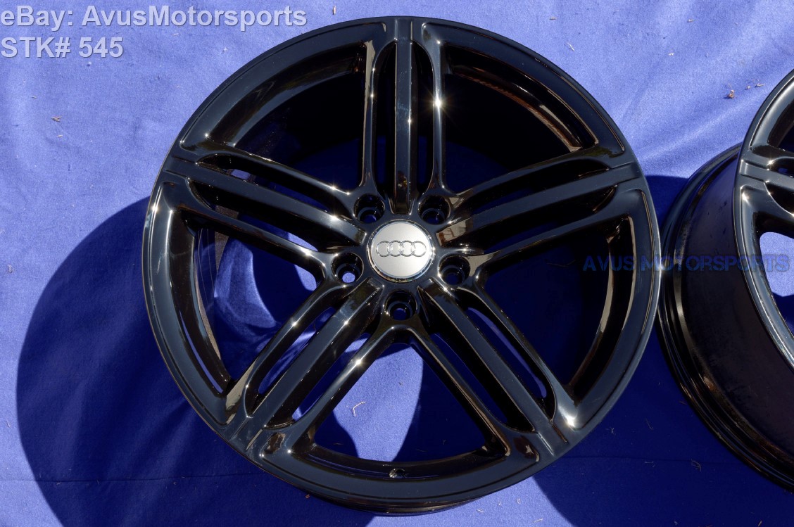 2014 Audi Q7 21" OEM Factory Wheels S Line Speedline Black eBay