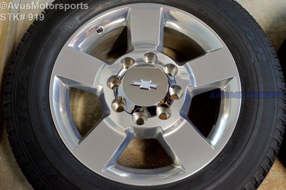 2016 CHEVY SILVERADO LTZ 2500 3500 20" OEM POLISHED FACTORY WHEELS GMC