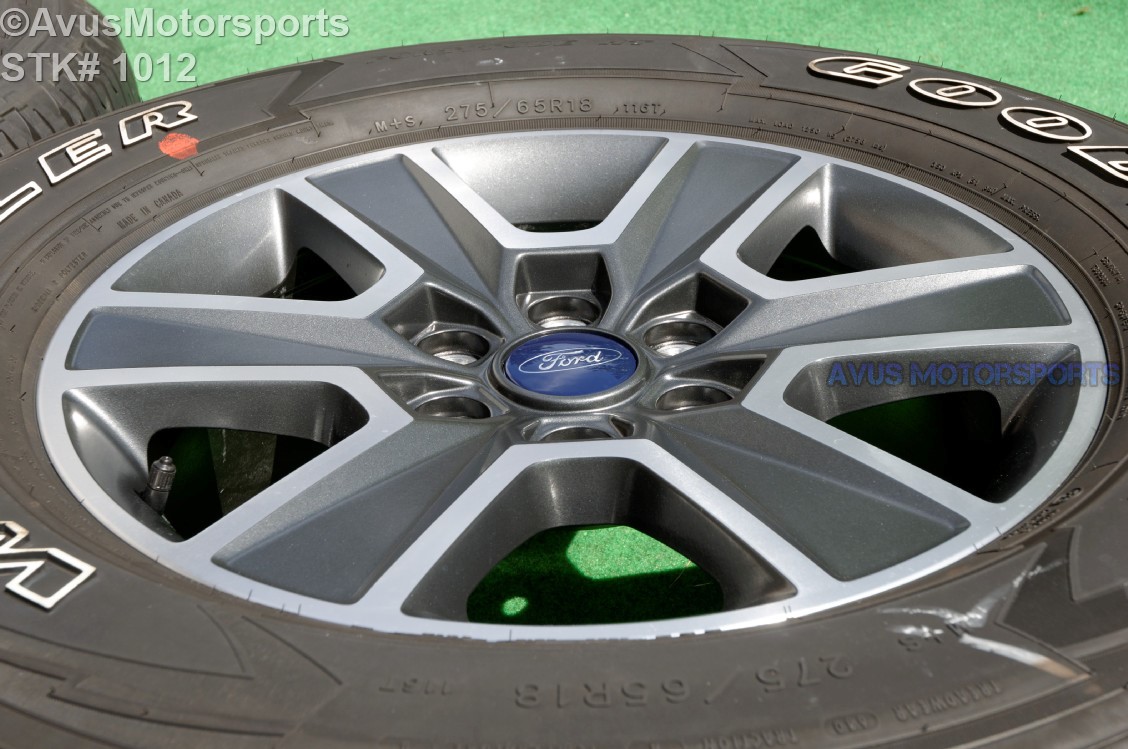 2004 Ford F150 Bolt Pattern >> 18" Ford F150 OEM Wheels Factory Lariat FX4 Sport Goodyear 275/65r18 Tires 2016 | eBay 2004 Ford F150 Bolt Pattern >> 18" Ford F150 OEM Wheels Factory Lariat FX4 Sport Goodyear 275/65r18 Tires 2016 | eBay