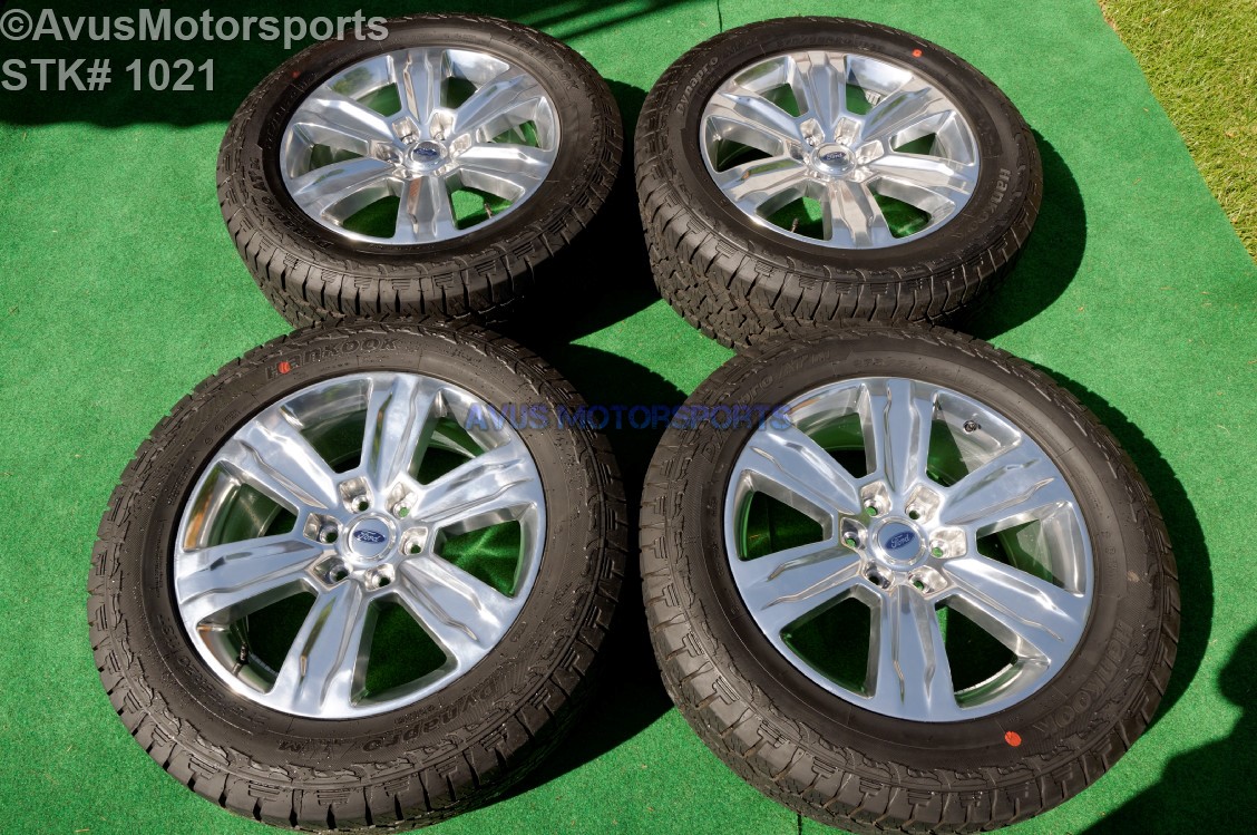 20" Ford F150 OEM Factory Polished Platinum Wheels & Tires Expedition 2016 eBay