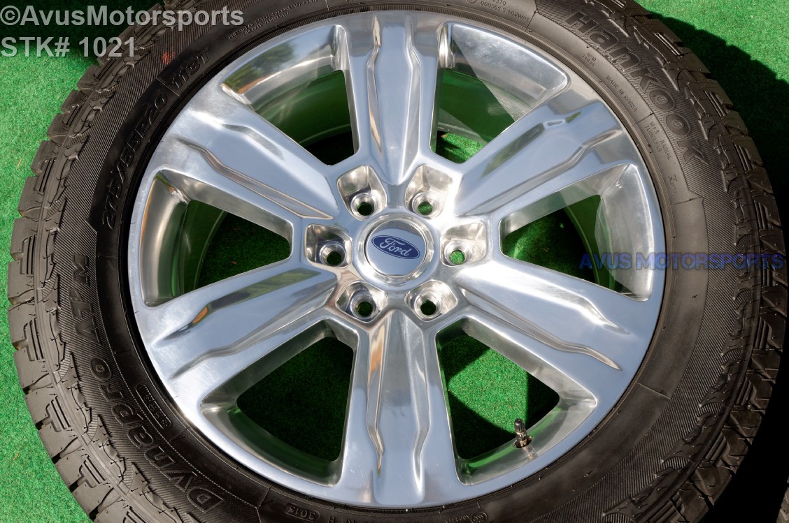 Hankook Dynapro Atm 275 55r20 >> 20" Ford F150 OEM Factory Polished Platinum Wheels & Tires ... Hankook Dynapro Atm 275 55r20 >> 20" Ford F150 OEM Factory Polished Platinum Wheels & Tires ...