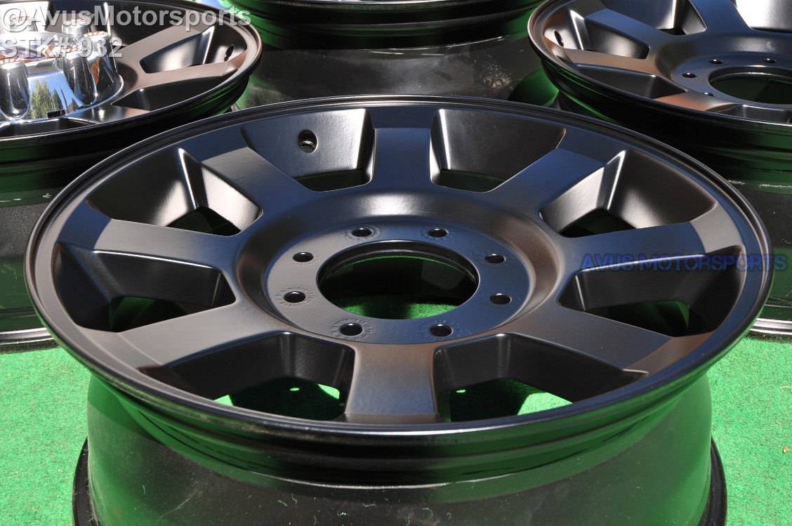 20" Ford F250 Super Duty OEM Factory Wheels F350 FX4 BLACK 2008 2009