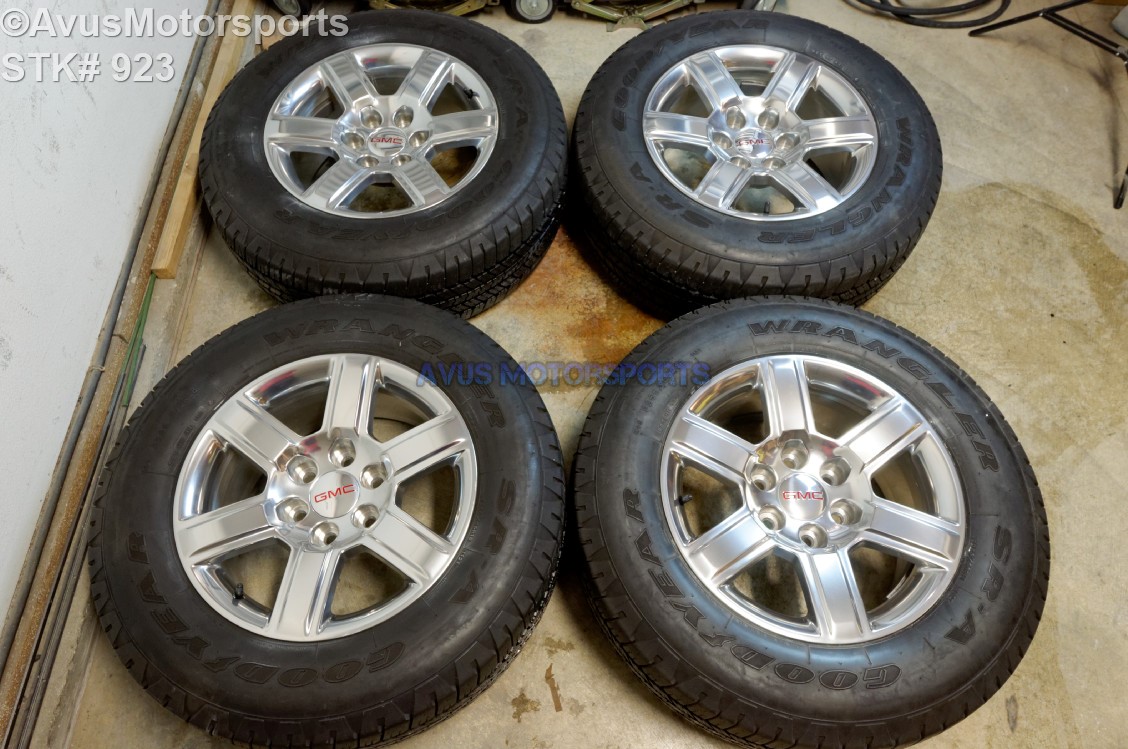 Aftermarket Rims For Chevy Silverado 1500 >> 2015 GMC YUKON SIERRA 18" OEM WHEELS TIRES SUBURBAN Tahoe ... Aftermarket Rims For Chevy Silverado 1500 >> 2015 GMC YUKON SIERRA 18" OEM WHEELS TIRES SUBURBAN Tahoe ...