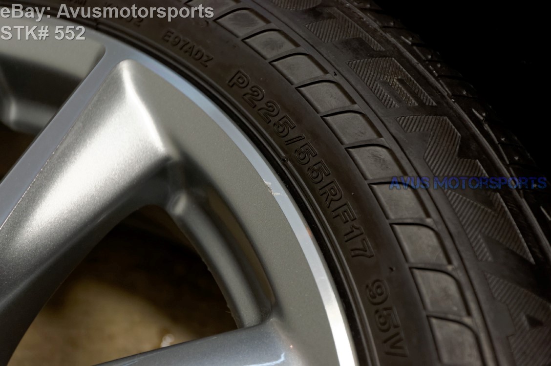 2014 Infiniti Q50 17" Factory OEM Wheels & Bridgestone P225/55rf17