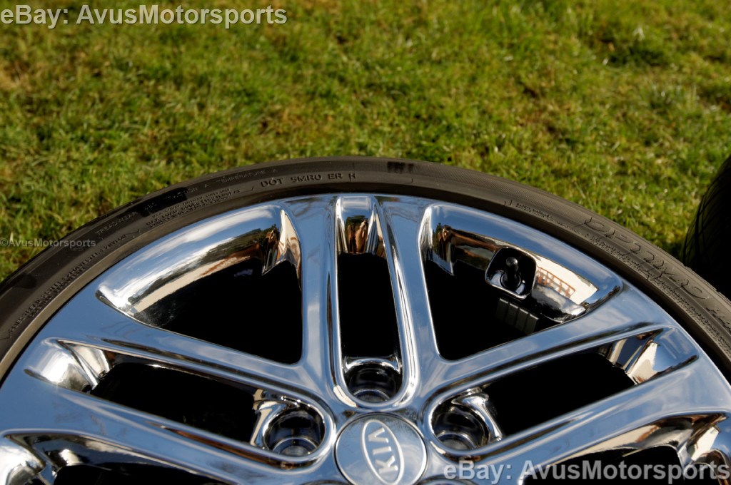 2013 Kia Optima SXL 18" Chrome Factory OEM Wheels & Tires Soul Amanti 2012 2011 eBay