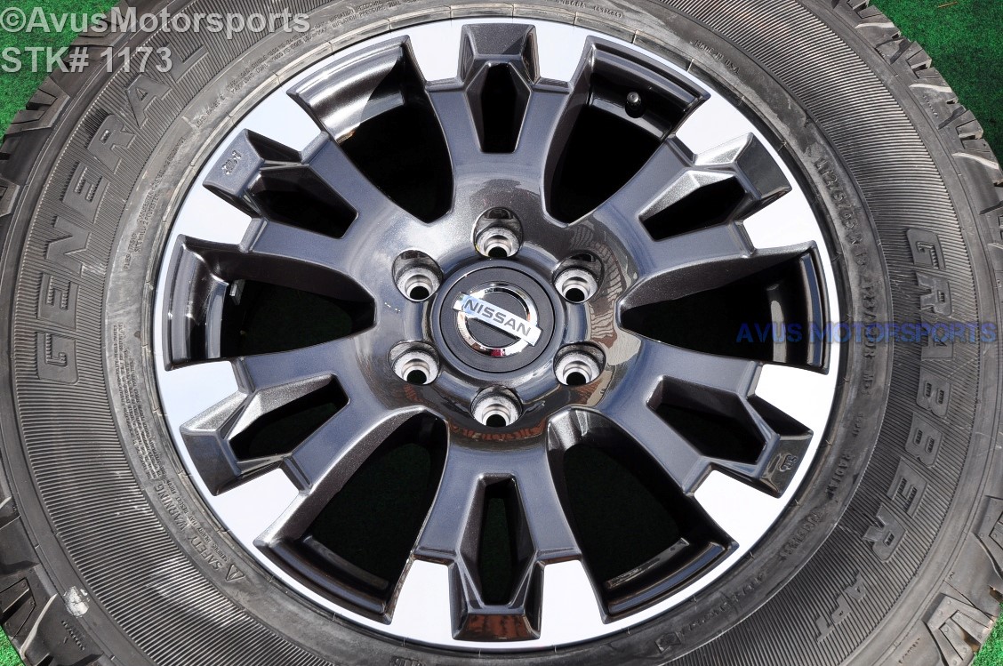 2017 Nissan Titan XD 18" OEM Factory WHEELS General Grabber APT LT275