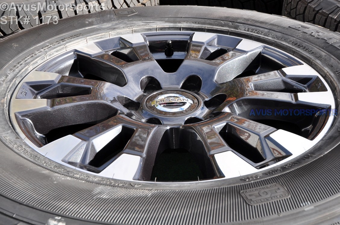 2017 Nissan Titan XD 18" OEM Factory WHEELS General Grabber APT LT275