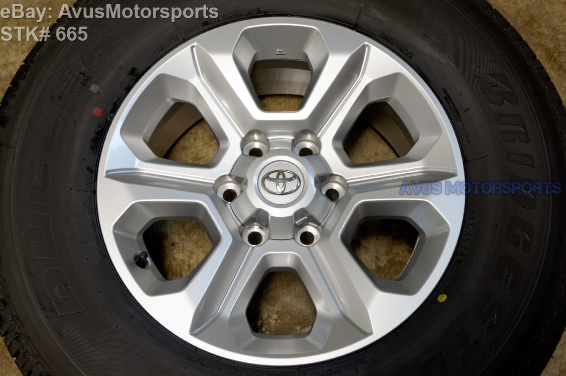 2015 TOYOTA 4RUNNER OEM FACTORY 17" TRD WHEELS SR5 FJ Land Cruiser Tacoma Tundra
