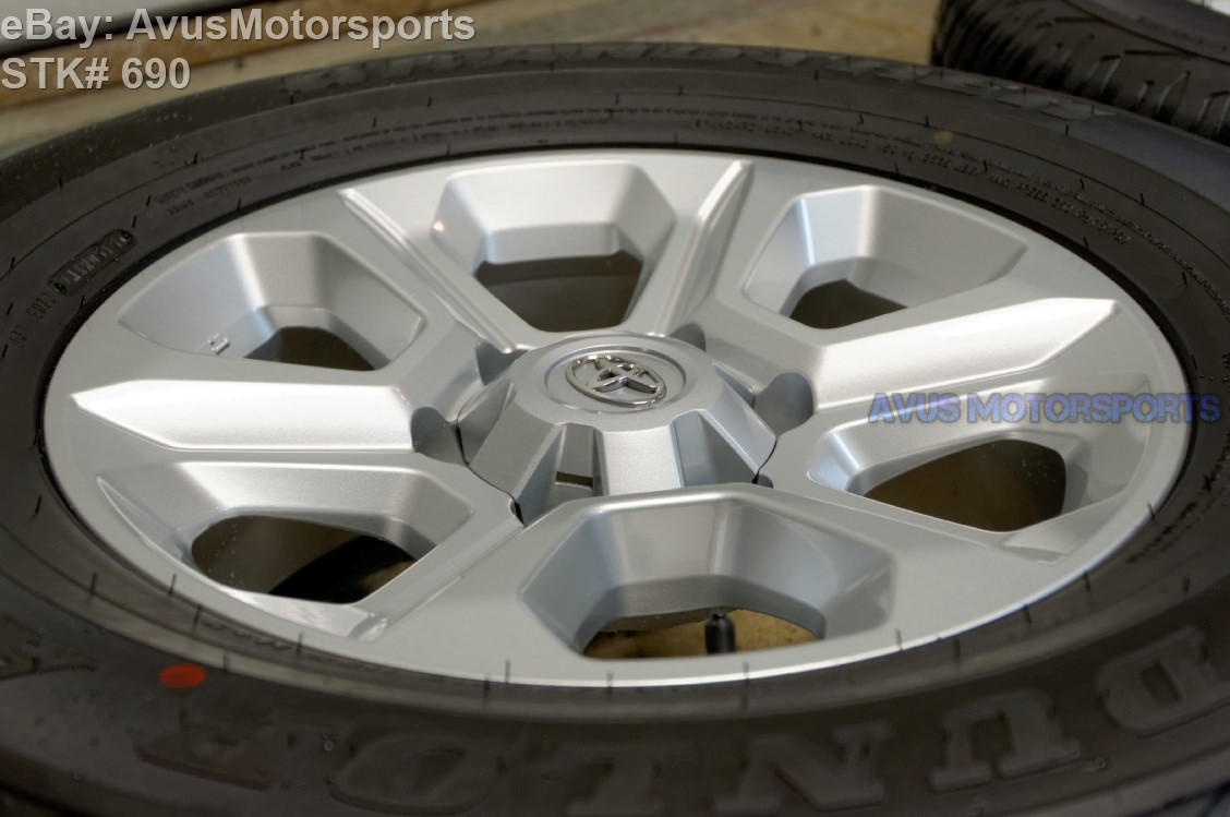2015 TOYOTA 4RUNNER OEM FACTORY 17" TRD WHEEL SR5 Dunlop P265/70r17