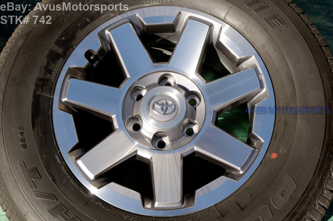 set(5) 2015 TOYOTA 4RUNNER TRAIL OEM FACTORY 17" WHEELS FJ ...