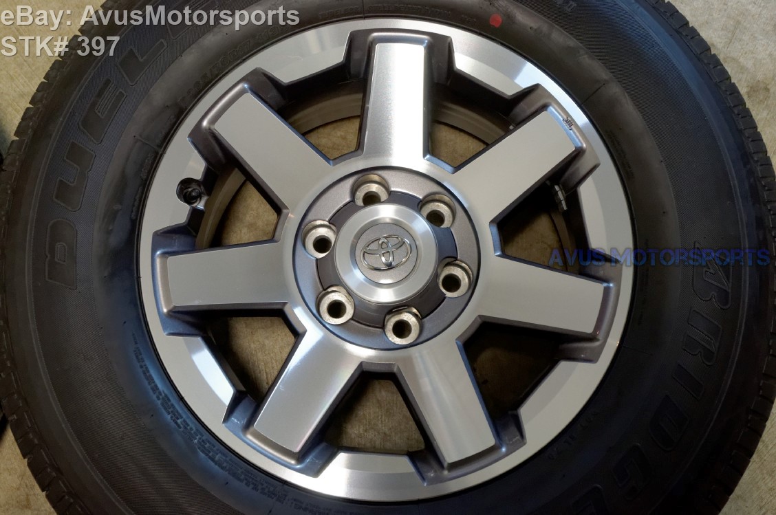 2014 TOYOTA FJ CRUISER OEM FACTORY 17" WHEELS 4RUNNER TRD TRAIL