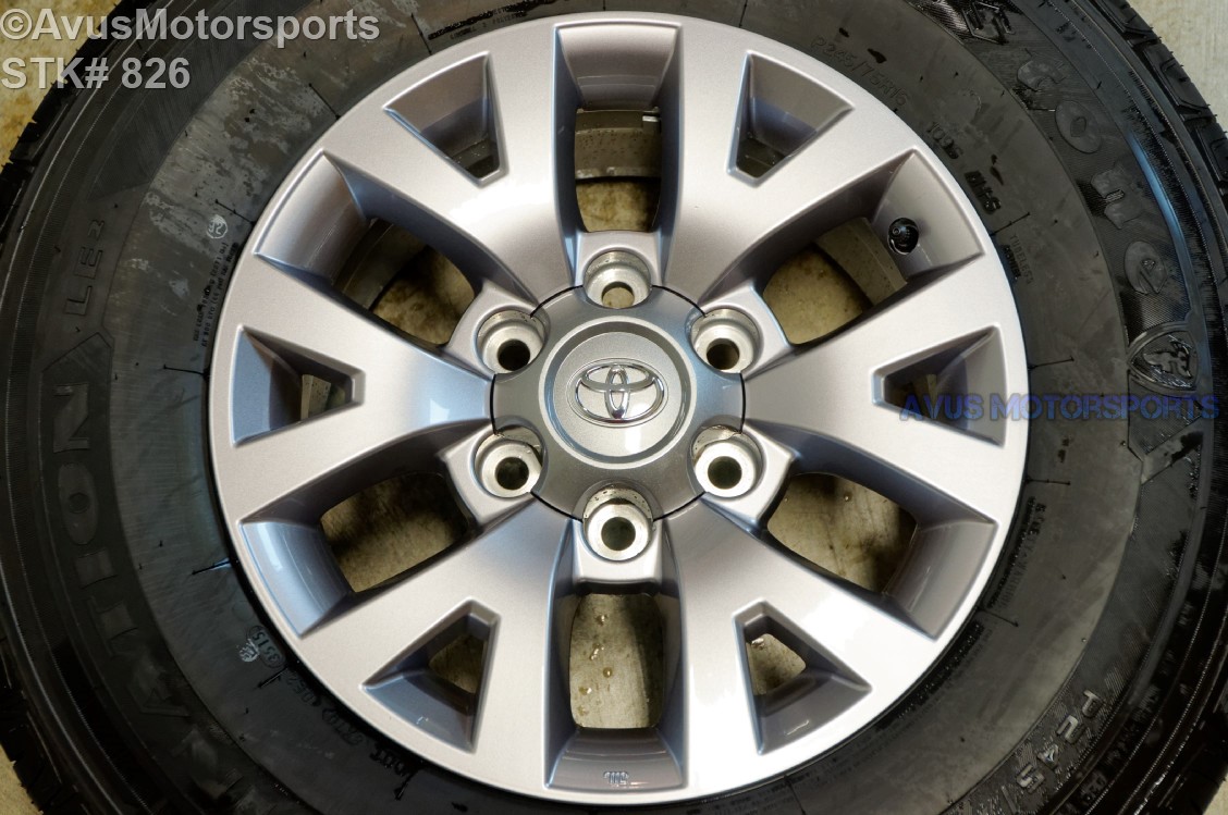 16" TOYOTA TACOMA OEM FACTORY WHEELS Tires Sequoia 4runner ...