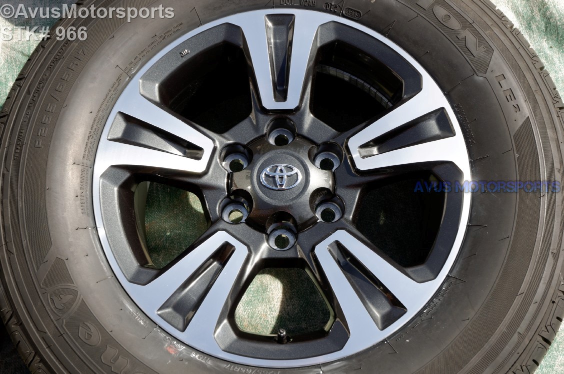2016 TOYOTA TACOMA OEM FACTORY 17" TRD WHEELS Tires Land ...