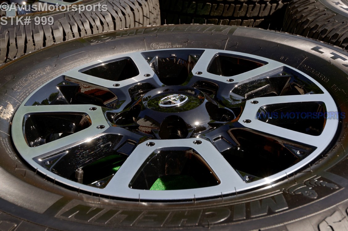 2016 Toyota Tundra Off Road 18" OEM Factory Wheels Michelin Tires TRD