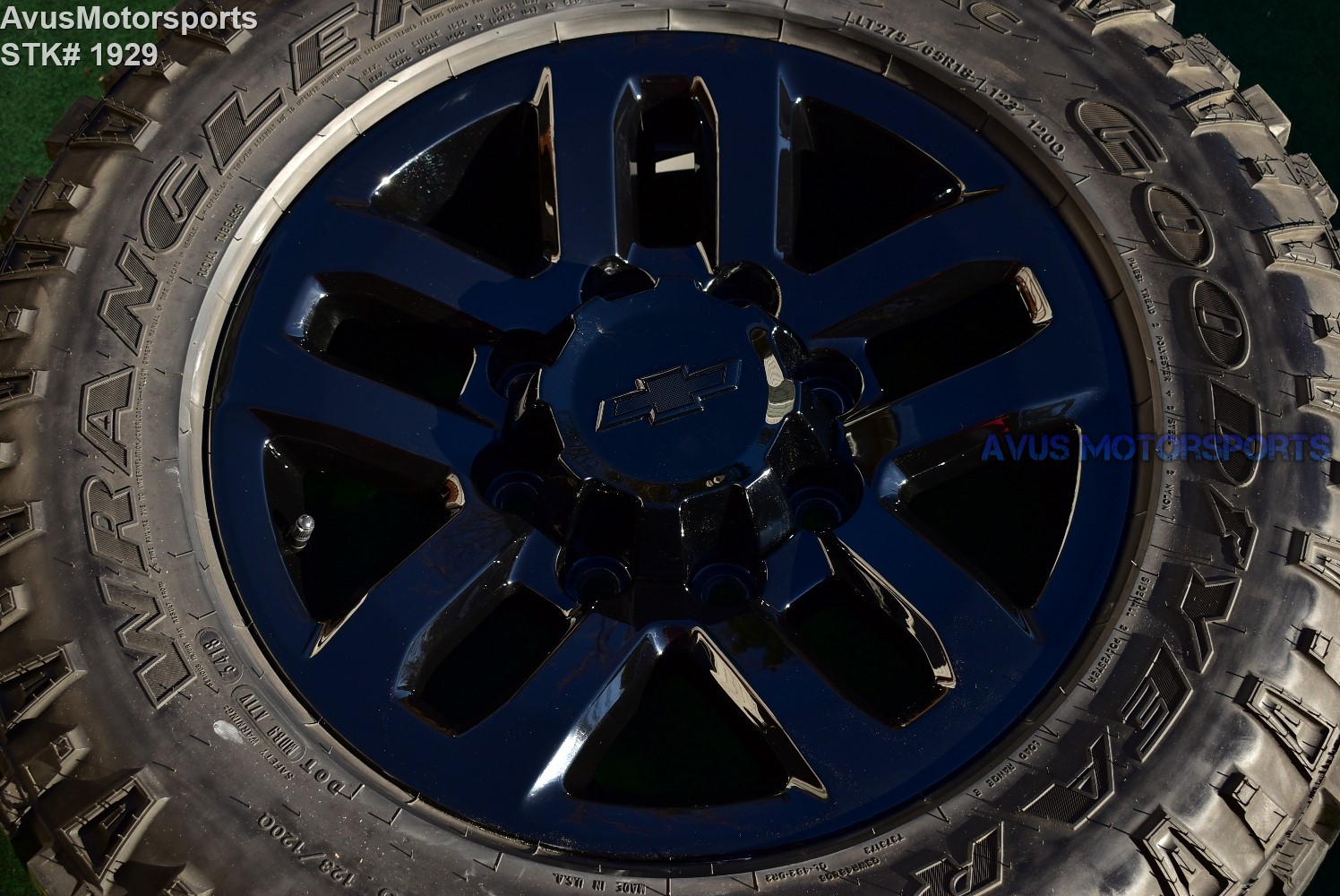 18" Chevy Silverado Midnight Ed GMC Sierra 2500 3500 OEM WHEELS TIRES