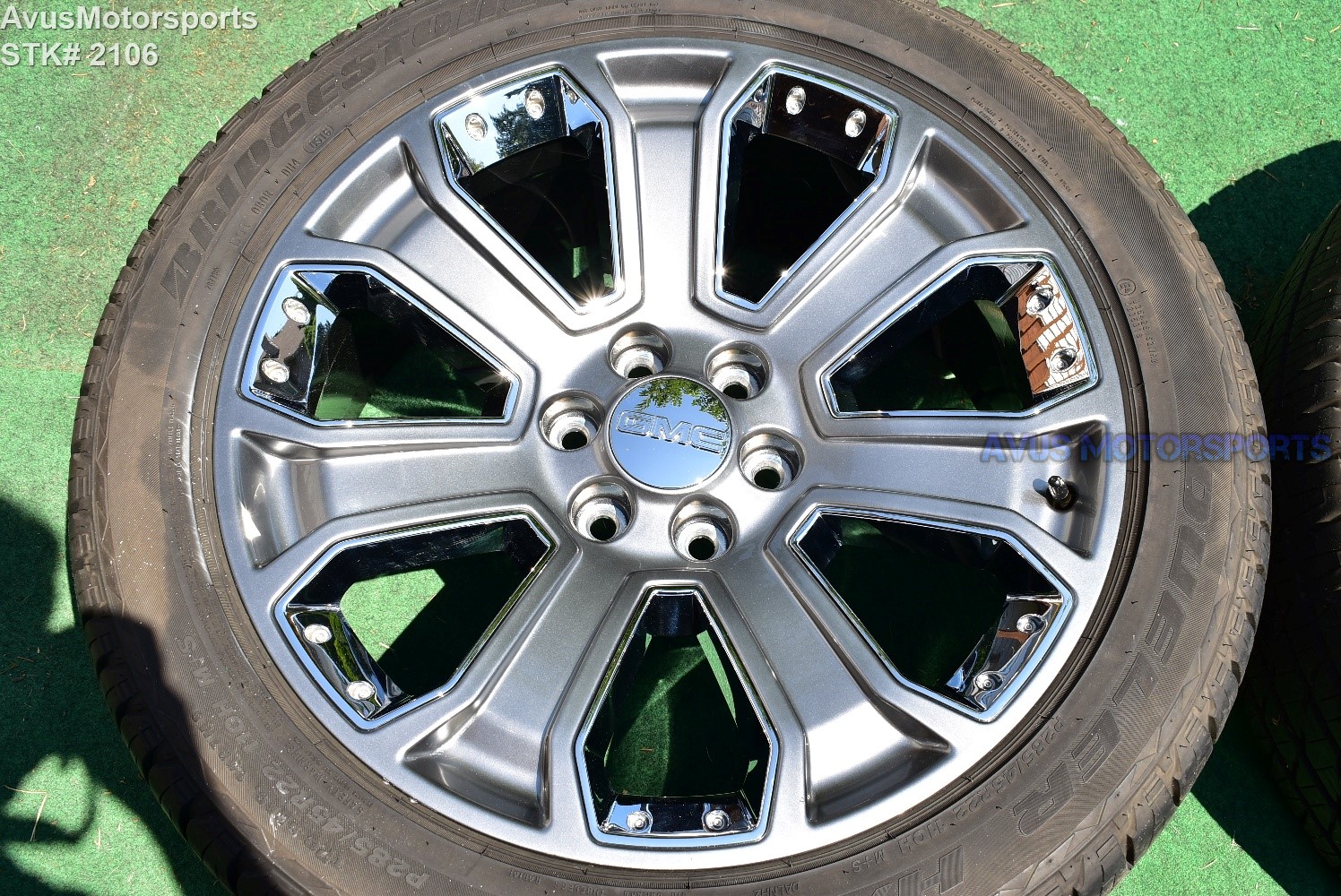 22" GMC Yukon Denali OEM FACTORY WHEELS TIRES Sierra TAHOE SILVERADO 1500