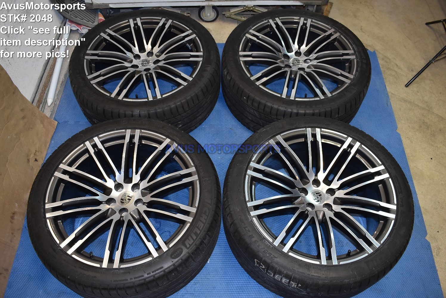 21" Porsche Macan OEM 95B Factory Genuine Wheels Michelin tires GTS Turbo S