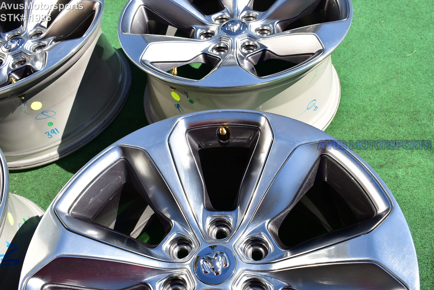 20 Dodge Ram Limited OEM Factory Polished Wheels 1500 Genuine 2019