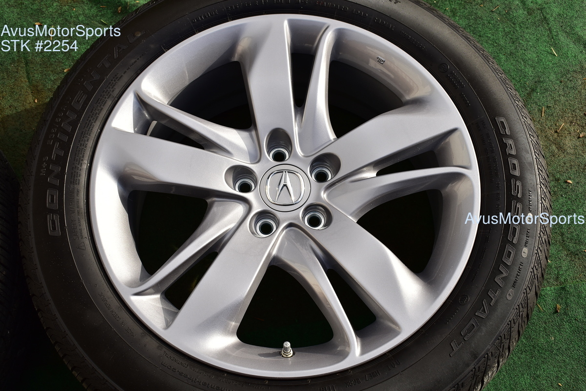 19" Acura RDX OEM FACTORY WHEELS Continental 235/55R19 TIRES Genuine