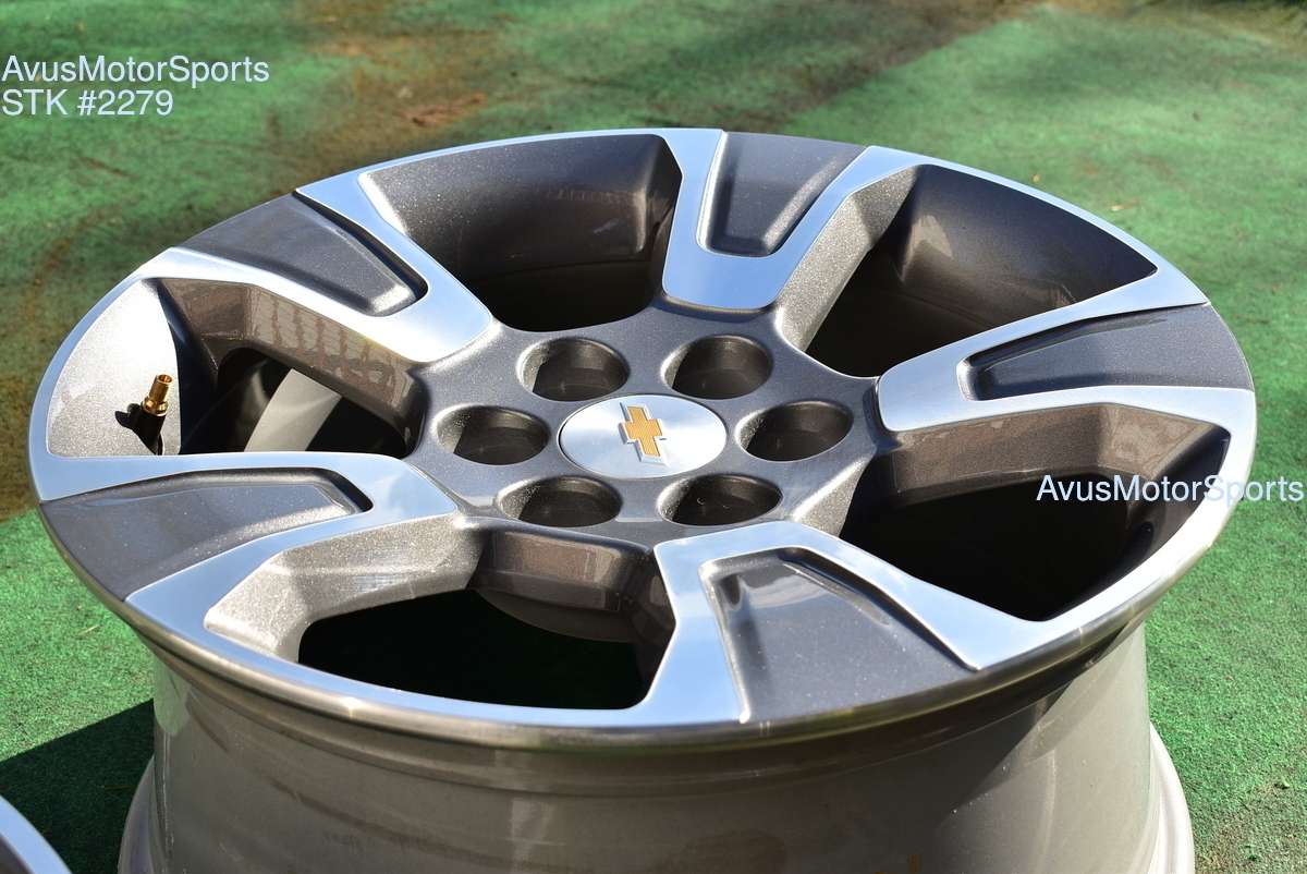 17" CHEVROLET COLORADO OEM FACTORY WHEELS GMC CANYON 2018 2015 2016 2017