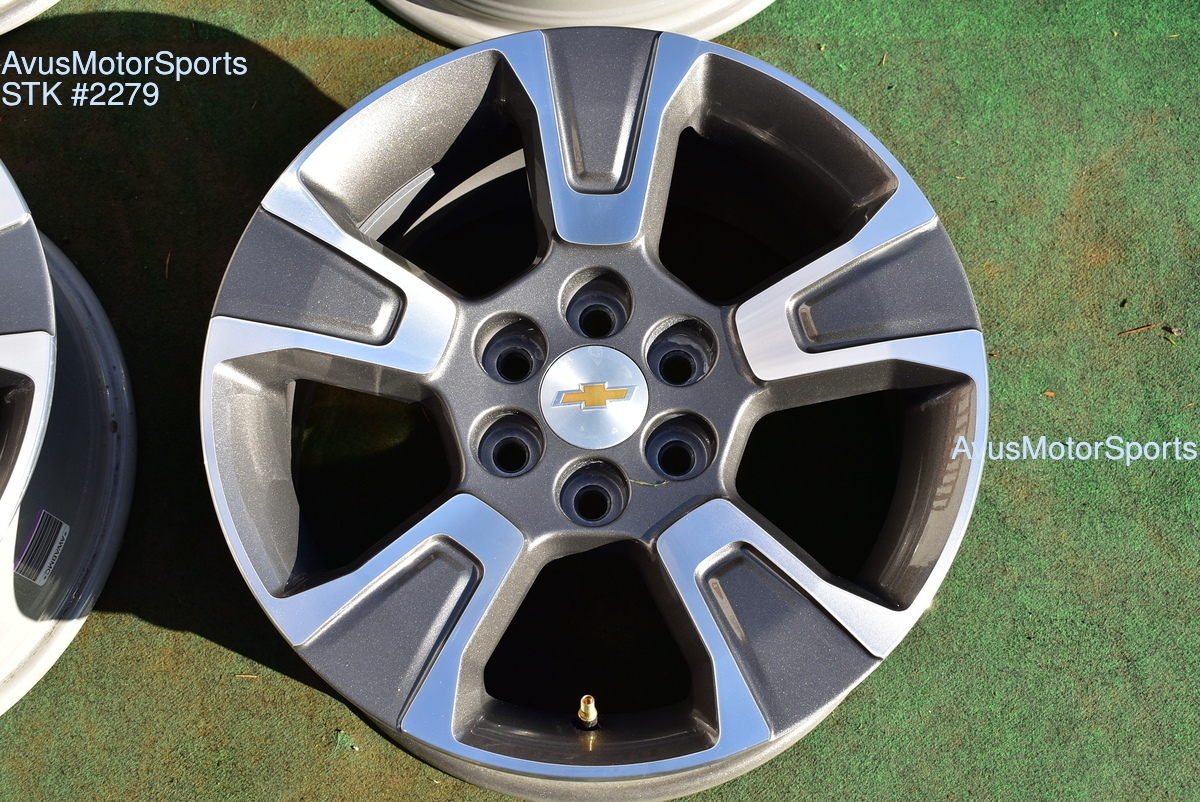 17" CHEVROLET COLORADO OEM FACTORY WHEELS GMC CANYON 2018 2015 2016 2017