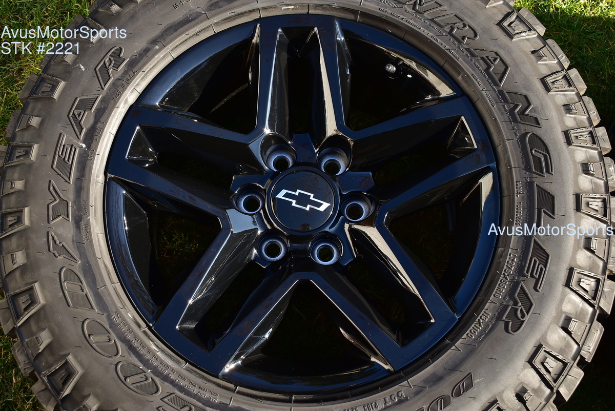 18" Chevrolet SILVERADO 1500 OEM FACTORY Trail Boss WHEELS Tahoe GMC Sierra 2020