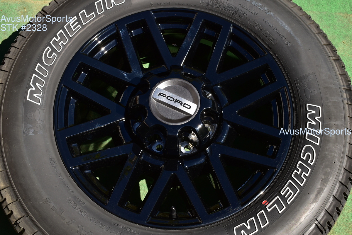 20" Ford F350 Super Duty Lariat OEM Factory Sport Package Black Wheels