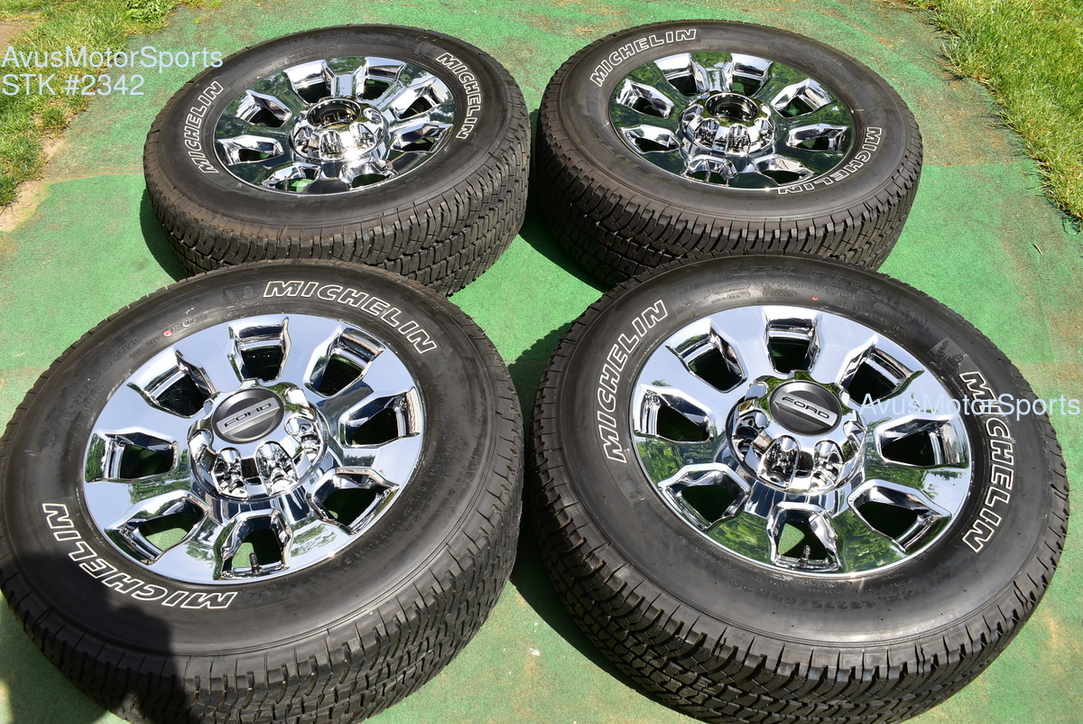 20" Ford F250 F350 Super Duty Lariat OEM Factory Chrome PVD Wheels 2019