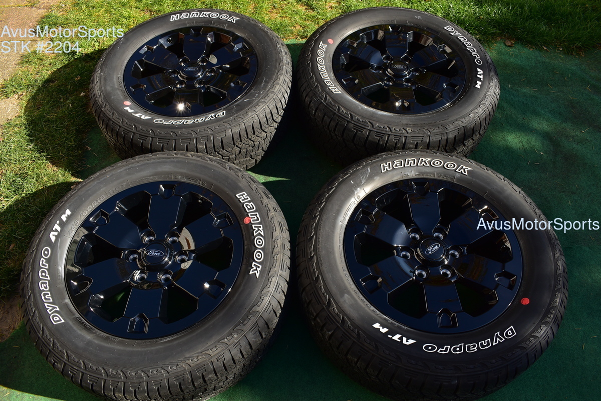 18" Ford Ranger OEM Factory black Wheels FX4 Lariat Tires 2019