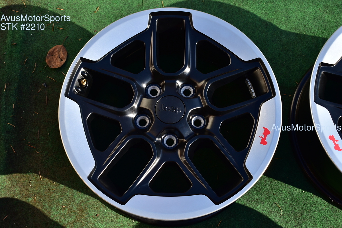 17" Jeep Wrangler JK JL OEM Mopar Factory Wheels 2018 Rubicon set 4 Genuine