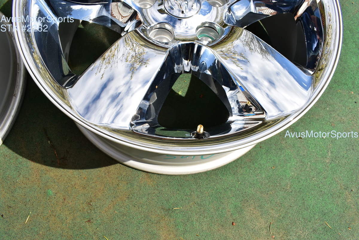 20" Dodge Ram 1500 Big Horn OEM Factory Chrome Clad Wheels 2017 2018 2016