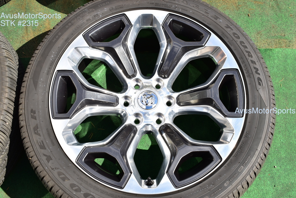 22" Dodge Ram 1500 Limited OEM 2019 Laramie Factory Wheels Genuine tires