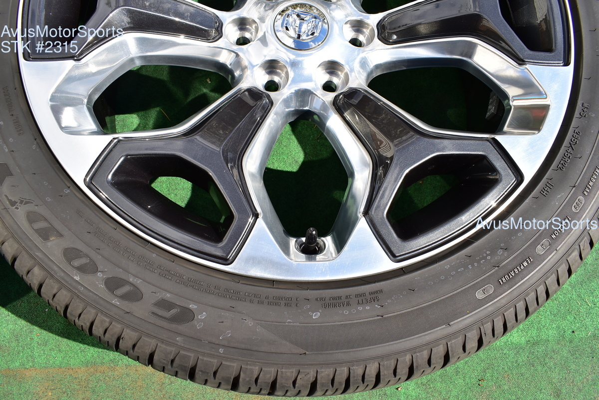 22" Dodge Ram 1500 Limited OEM 2019 Laramie Factory Wheels Genuine tires