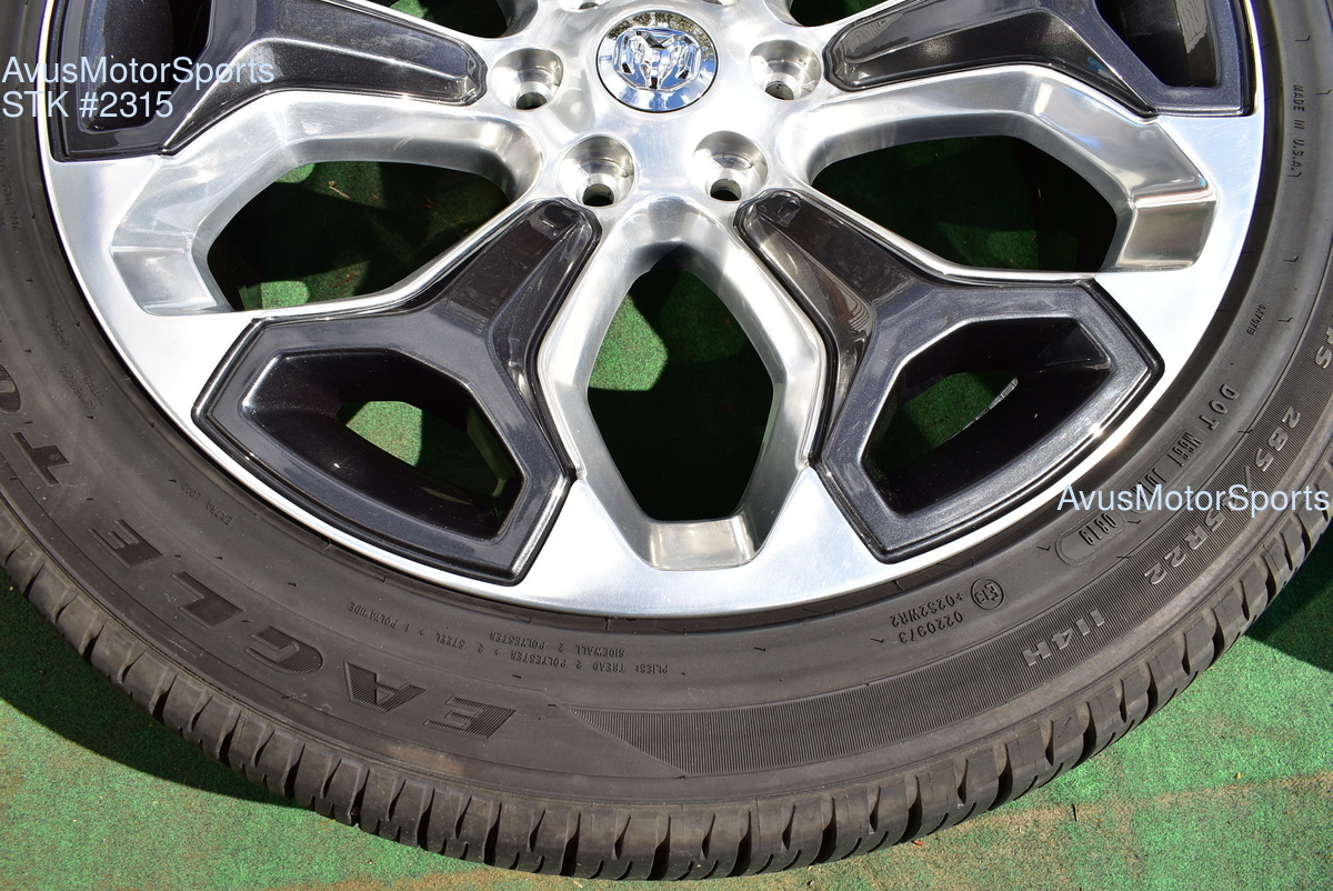 22" Dodge Ram 1500 Limited OEM 2019 Laramie Factory Wheels Genuine tires