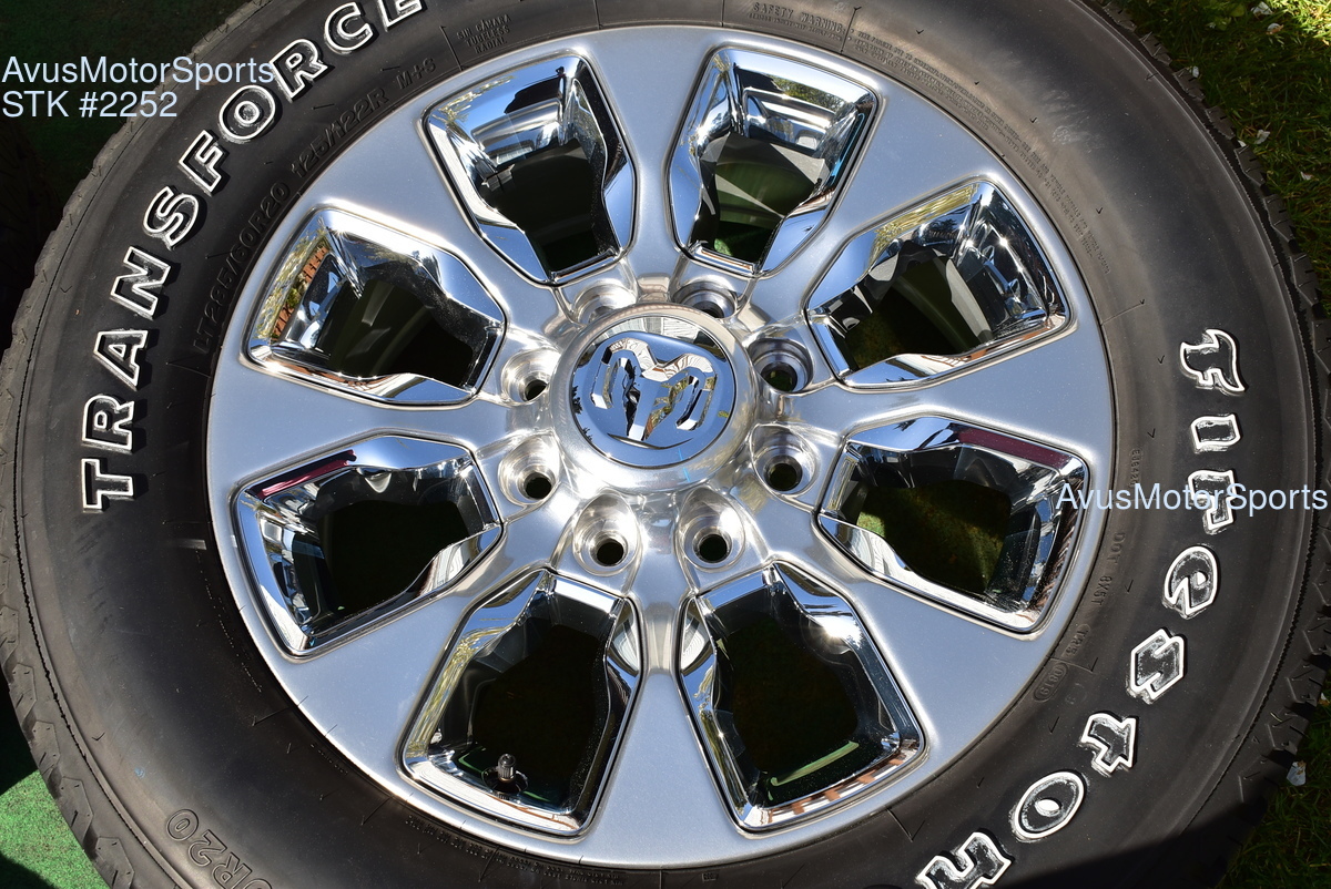 20" Dodge Ram 2500 3500 Limited Edition OEM Factory Wheels Tires 2019 2018 2021 Ram 2500 Tire Size Lt285 60r20 Limited