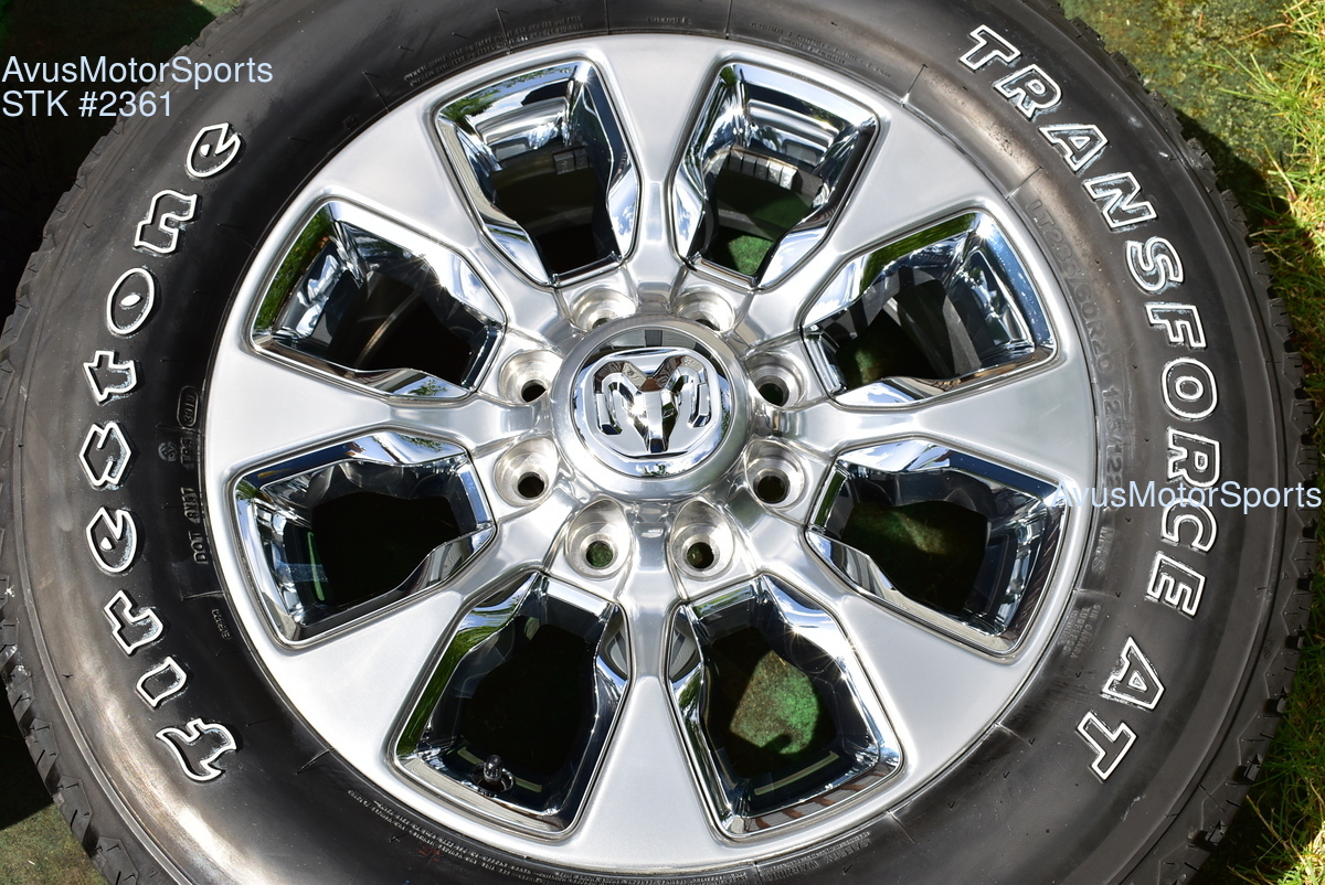 20" Dodge Ram 2500 3500 Limited Edition OEM Factory Wheels Tires 2019 2018 2020 2021 Ram 2500 Tire Size Lt285 60r20 Limited