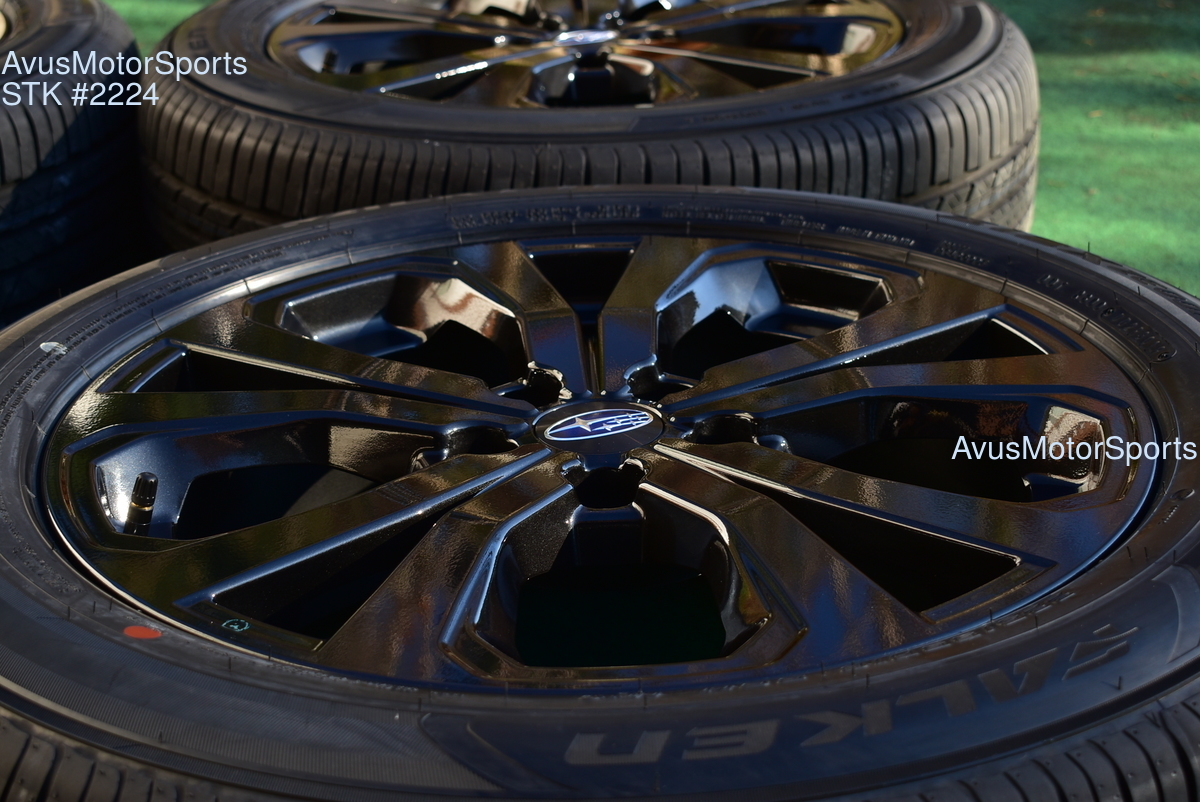 18" Subaru Forester OEM Factory Sport Black Wheels 225 ...